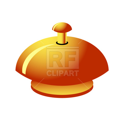 400x400 Reception Service Bell Vector Image Of Objects Good