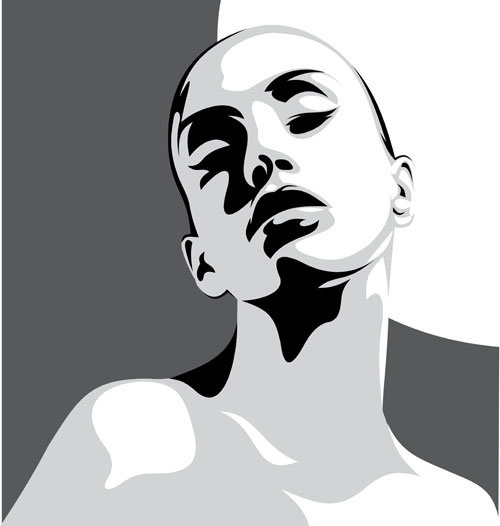 500x526 Belle Silhouette Vector Free Vector In Encapsulated Postscript