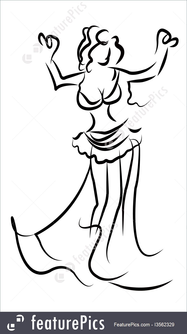 780x1392 Belly Dancer Vector
