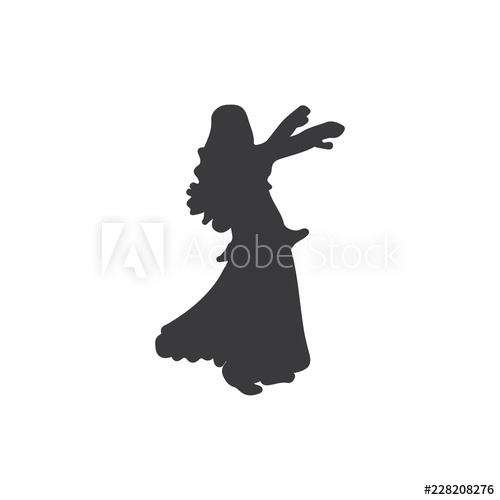 500x500 Belly Dance Vector Icon
