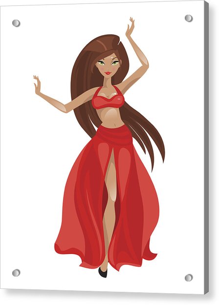 448x622 Belly Dance Vector Illustration