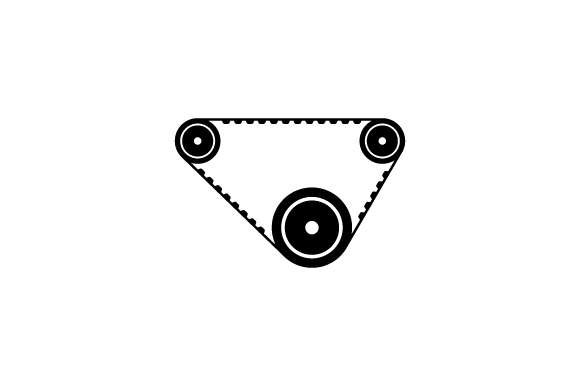 580x386 Engine Belt Vector Icon Graphic