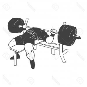300x300 Leprechaun And Barbell Sports Bench Press Barbell Vector