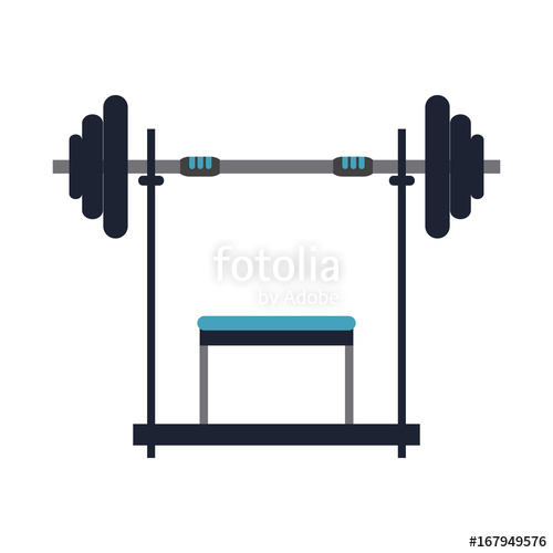 Bench Press Fitness Icon Image Vector Illustration Design Stock 500x500 Bench Press Fitness Icon Image Vector Illustration Design Stock