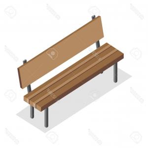 300x300 Outdoor Park Wooden Bench Vector D Catchsplace