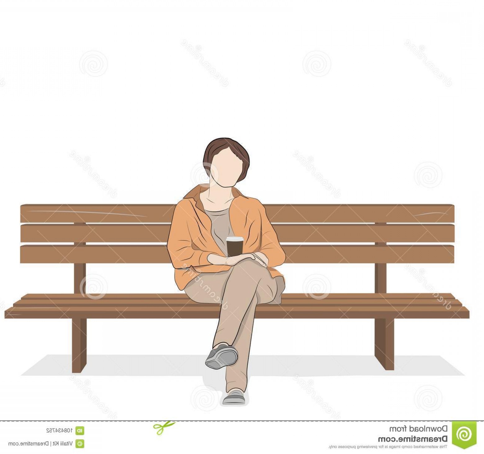 1560x1464 Vector Sitting On The Bench Wallkeeper