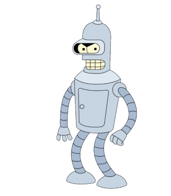 349x400 Free Bender Vector Graphic