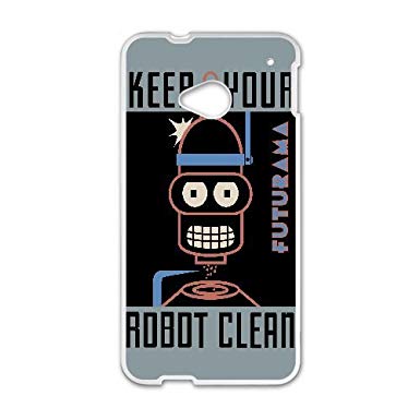 385x385 Bender Poster Futurama Vector Htc One Cell Phone Case White