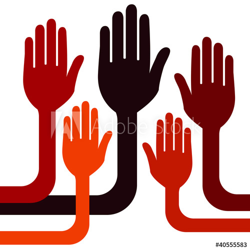 Voting Bendy Hands Vector 500x500 Voting Bendy Hands Vector