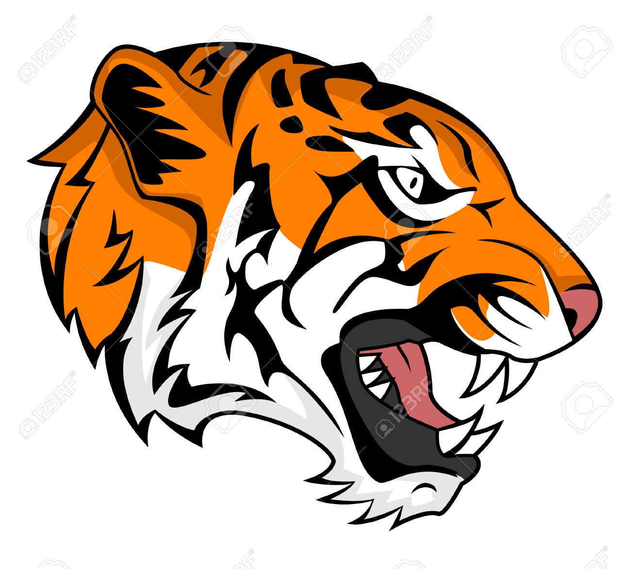 1300x1174 Bengal Tiger Clipart Group With Items