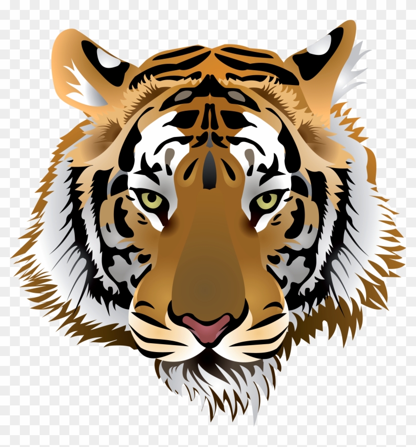 840x904 Tiger Head Png Clip Art
