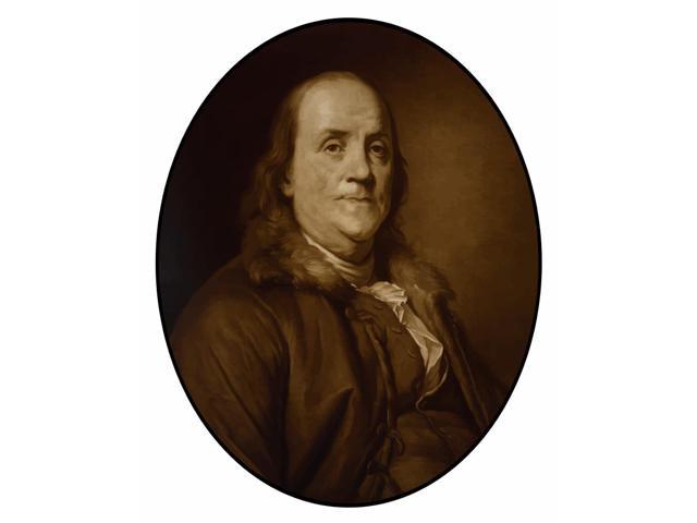 640x480 Digitally Restored Vector Painting Of Benjamin Franklin Poster Print