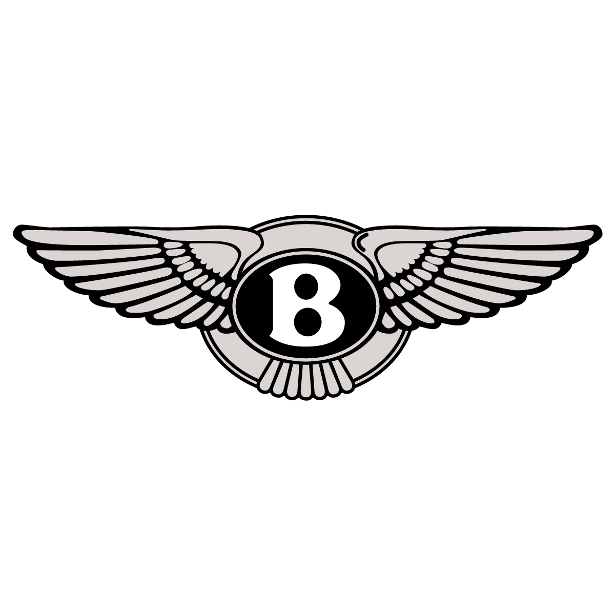 1200x1200 Bentley Wings Badge Logo Vector Free Vector Silhouette Graphics