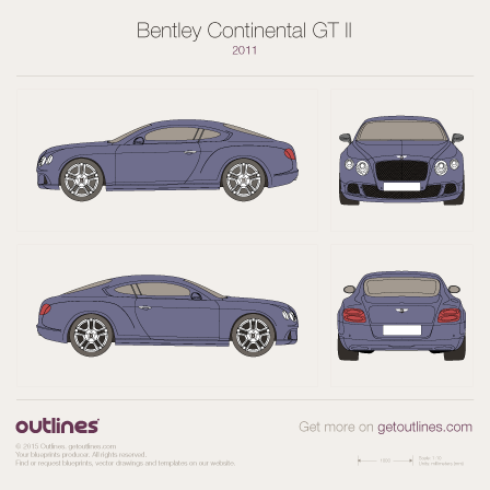 448x448 Bentley Continental Gt Ii Coupe Drawings