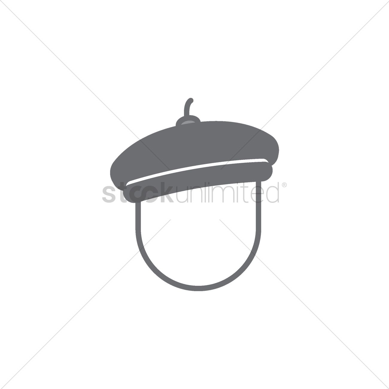 1300x1300 Beret Vector Image