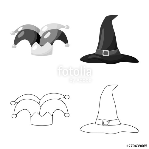 500x500 Vector Design Of Clothing And Cap Icon Set Of Clothing And Beret