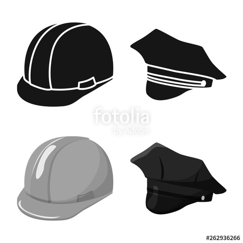500x500 Vector Illustration Of Clothing And Cap Logo Collection