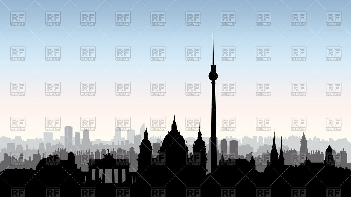 1200x674 Berlin Cityscape Vector Image Of Design Elements Terriana