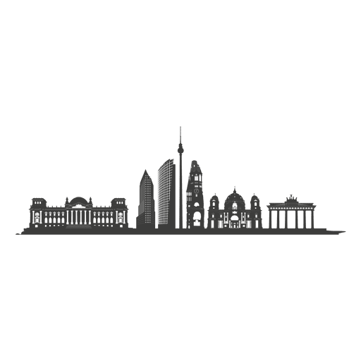512x512 Berlin Skyline Silhouette