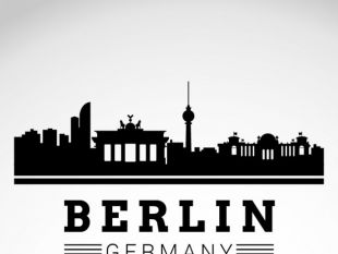 310x233 Berlin City Skyline Free Vector Free Vectors Ui Download