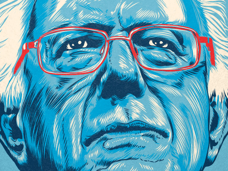 800x600 Bernie Sanders Illustration