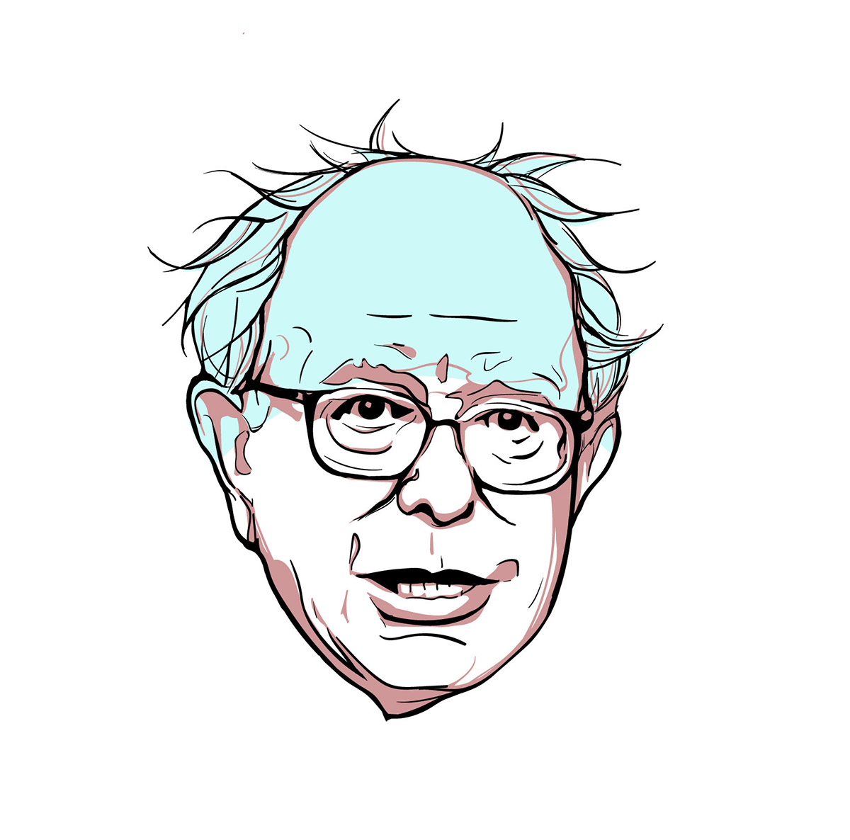 1200x1186 Bernie Sanders Illustration On Behance