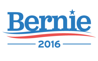 320x200 Bernie Sanders Vector Graphic