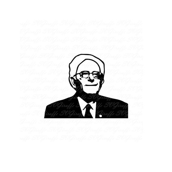 570x570 Bernie Sanders Dxf Png Pdf Bernie Vector Etsy