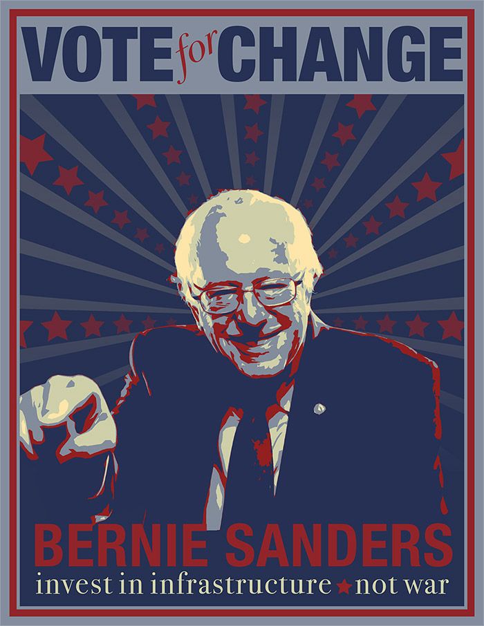 700x906 Bernie Sanders Art