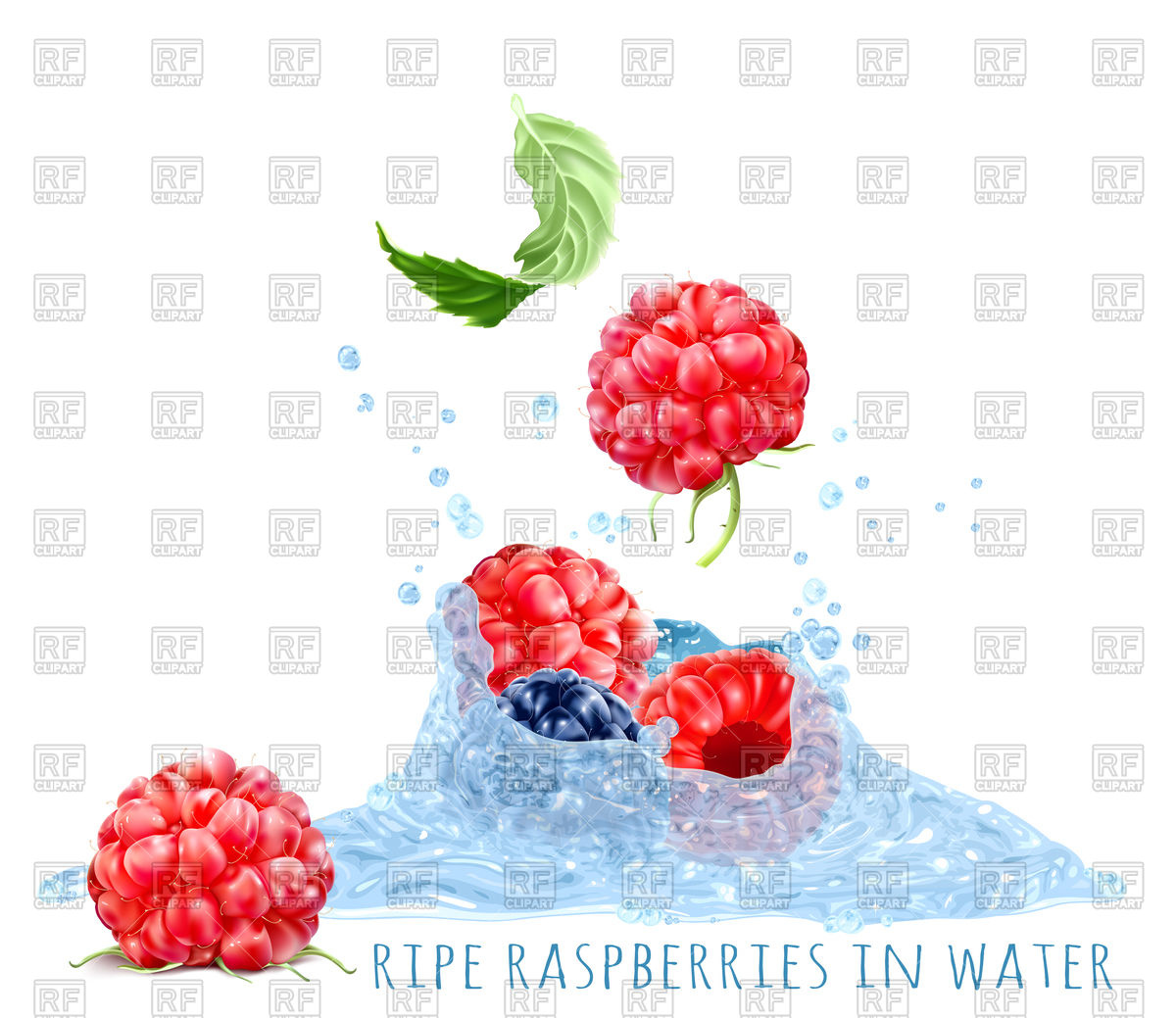 1200x1039 Ripe Raspberries In Water Splash