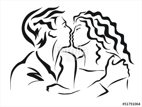500x375 Beso Apasionado Stock Image And Royalty Free Vector