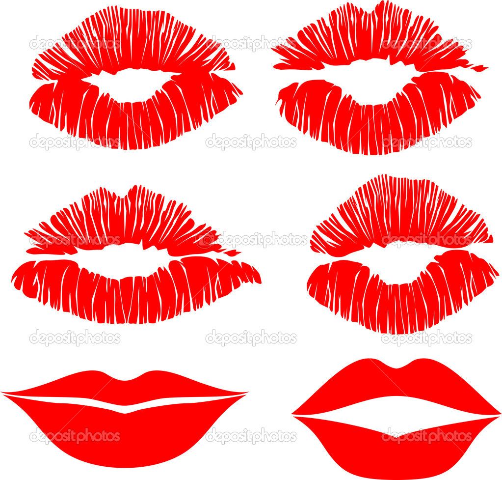 1023x977 Labios Color Vector Beso