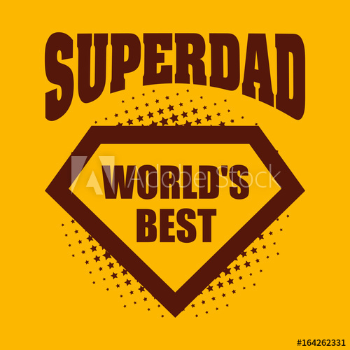 500x500 Superdad Logo Superhero World's Best