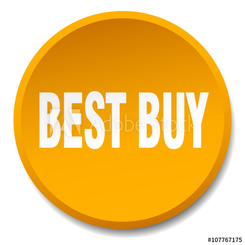 500x500 Best Buy Orange Round Flat Isolated Push Button