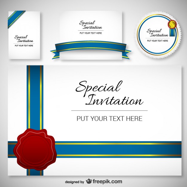 626x626 Best Design Invitation Card Template Vector Free Download