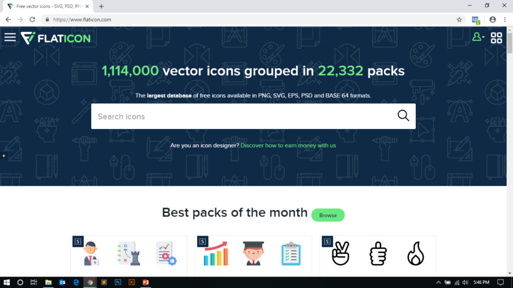 1024x576 Free Stock Vector Website Bookmark For All Graphic Designers