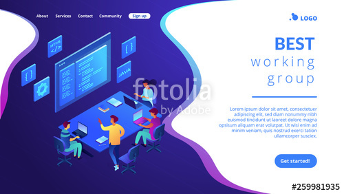 500x282 Tiny People Software Developers Team Working Together Coding