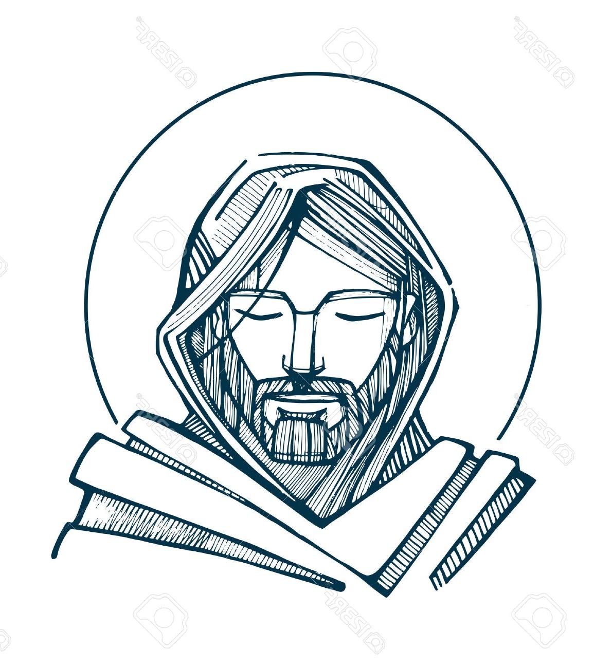 1155x1300 Best Jesus Drawings Vector Design Free Vector Art, Images