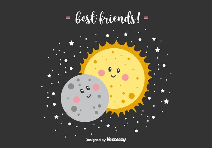 700x490 Best Friends Vector Background