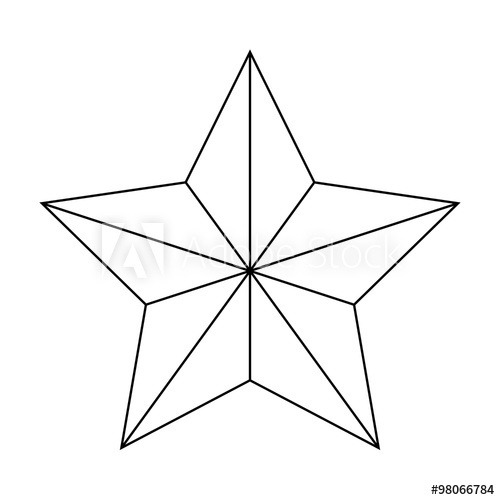 500x500 Christmas Star Of Bethlehem Silhouette Vector Symbol, Icon Design