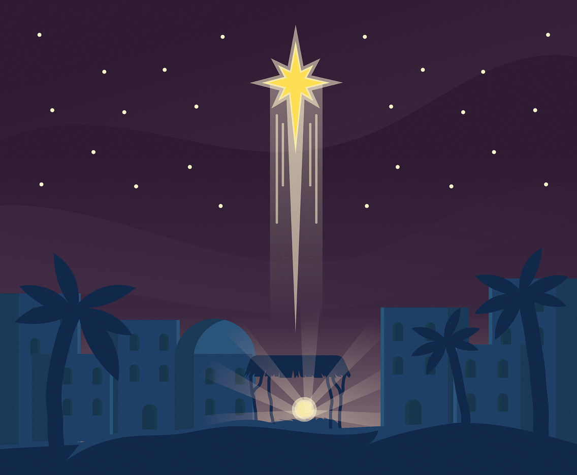 1136x936 Star Of Bethlehem Vector Vector Art Graphics