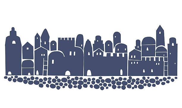 612x364 Skyline Jerusalem First Century Silhouette Israel Clip Art