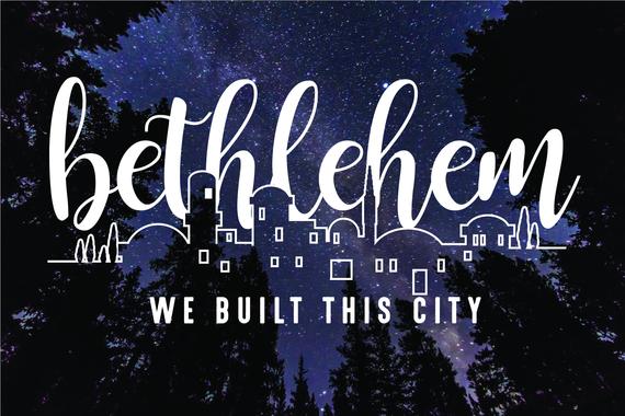 570x380 Bethlehem Vector Cricut Silhouette Etsy
