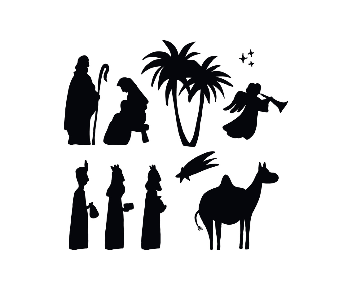 1136x936 Bethlehem Silhouette Vectors Vector Art Graphics