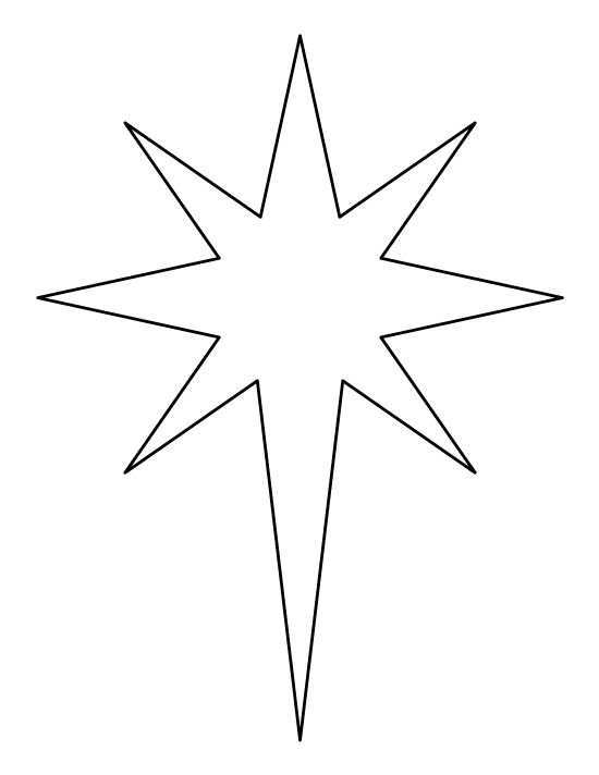 550x712 Star Outline Ideas About Star Patterns On Sterne
