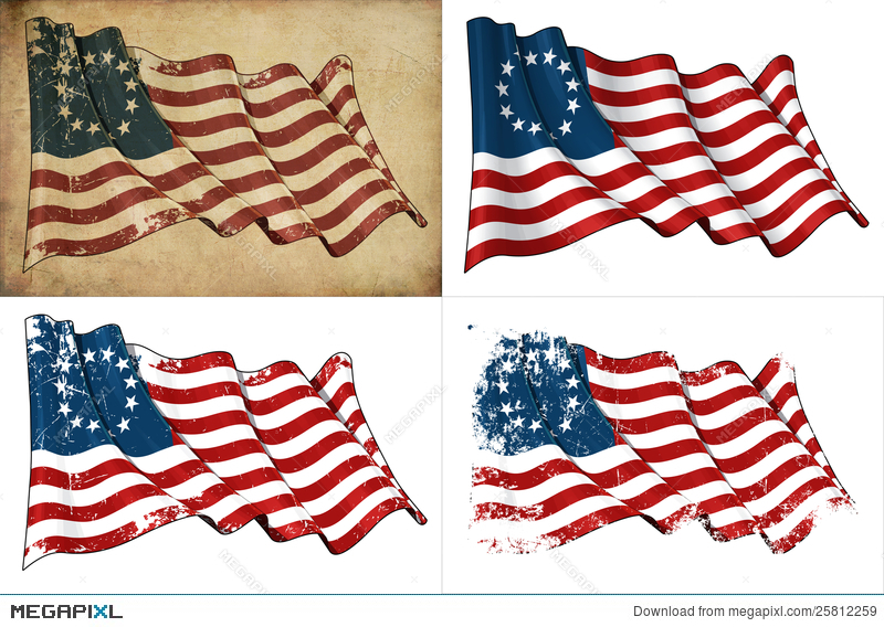 800x568 Usa Betsy Ross Historic Flag Illustration