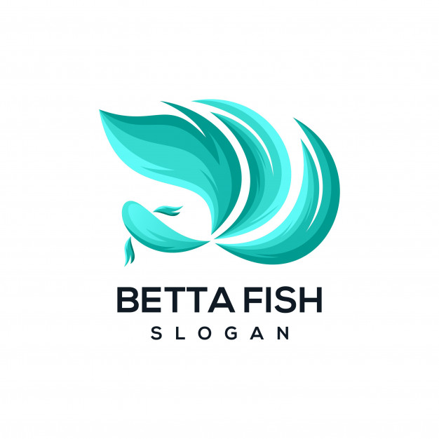 626x626 Betta Fish Logo Design Ready To Use Vector Premium Download