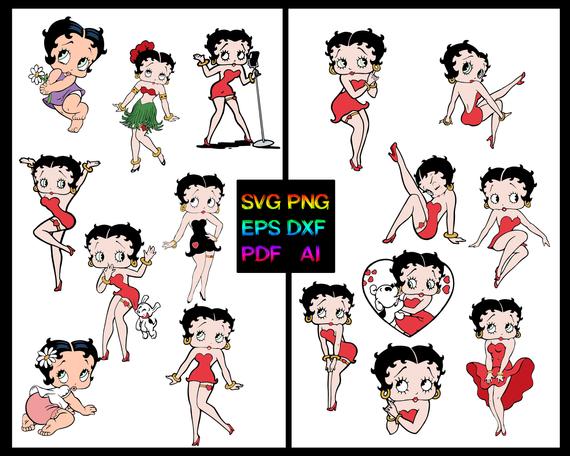 Betty Boop Vector at Vectorified.com | Collection of Betty Boop Vector ...