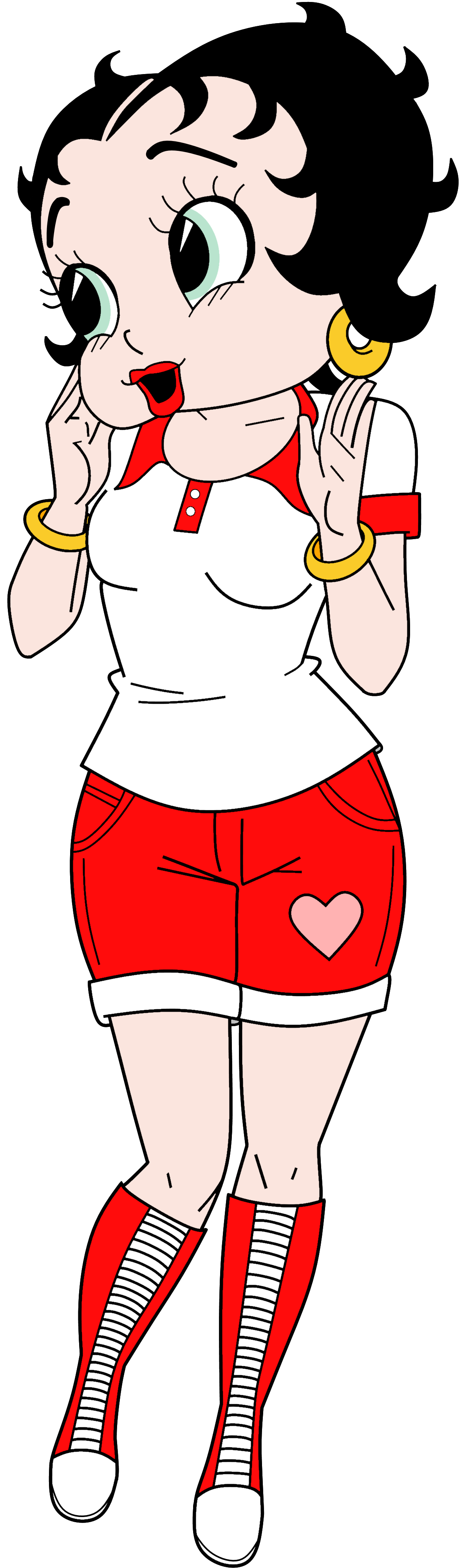1177x4002 Betty Boop Space Jam Vector