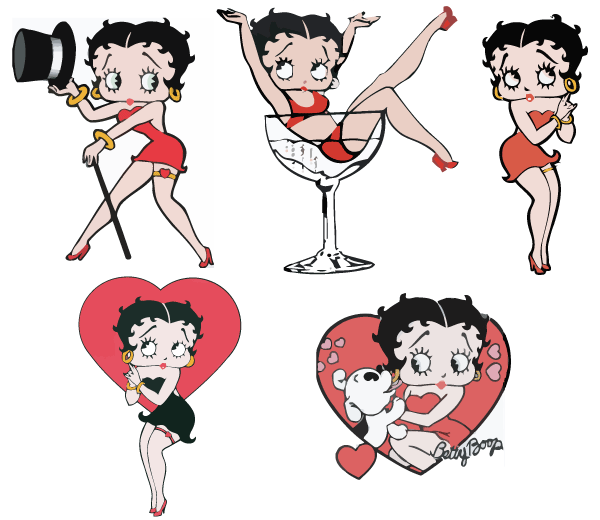 600x520 Free Free Betty Boop Files, Vectors Graphics